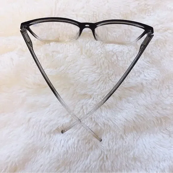 Eli Clear & Black Two Tone Reader Glasses - Picture 10 of 14